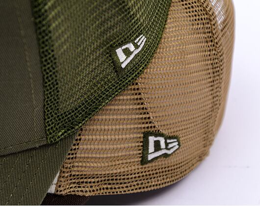 Kšiltovka New Era - Patch 9FORTY Trucker - New Olive