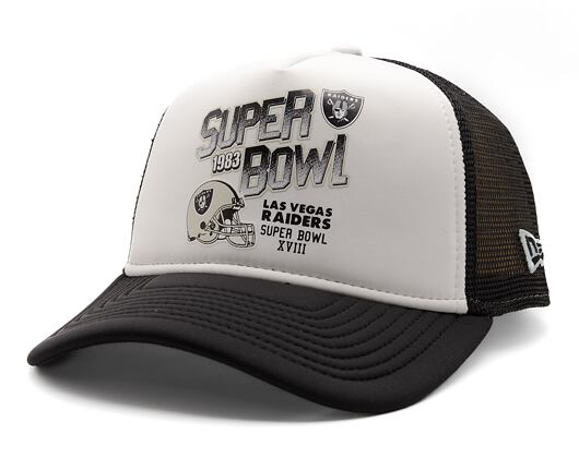 Kšiltovka New Era - NFL Superbowl 9FORTY Trucker - Las Vegas Raiders - Black