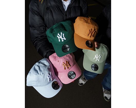 Kšiltovka New Era - MLB Essential 9TWENTY - NY Yankees - Mint Green / Off White