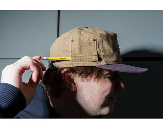 Kšiltovka New Era - Image Drop - Work Cap GOLFER - Tan Brown / Walnut