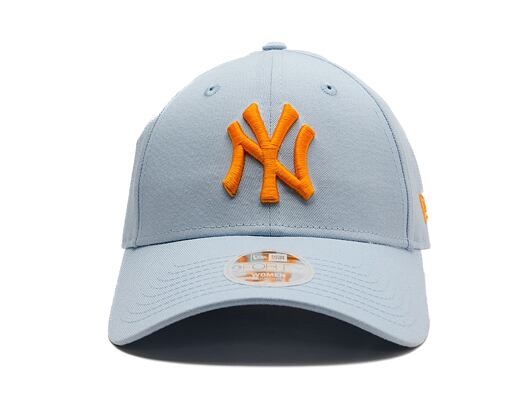 Dámská Kšiltovka New Era - MLB Essential 9FORTY - NY Yankees - Pastel Blue / Orange Glaze