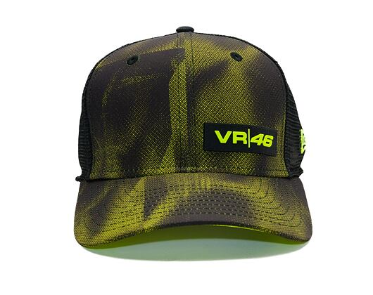 Kšiltovka New Era - Valentino Rossi VR46 Halftone 9FIFTY Stretch-Snap - Black / Upright Yellow