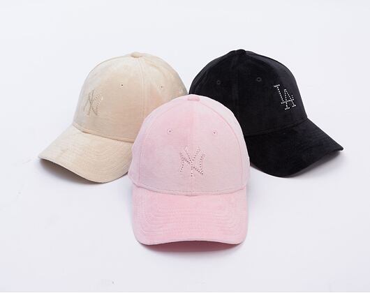 Dámská Kšiltovka New Era - MLB Diamante Velour 9FORTY - NY Yankees - Pink