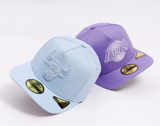 Kšiltovka New Era - NBA Color Pack 59FIFTY A-Frame - Chicago Bulls - Baby Blue