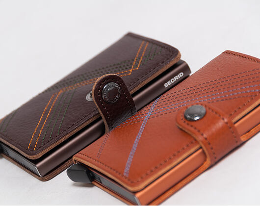 Secrid Miniwallet Stitch Linea Espresso