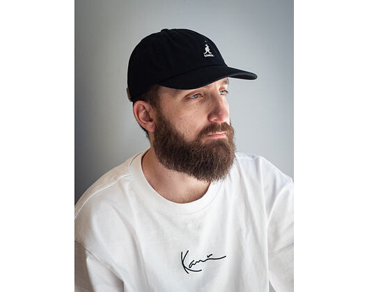 Kangol Washed Baseball K5165HT-BK001 Black Cap