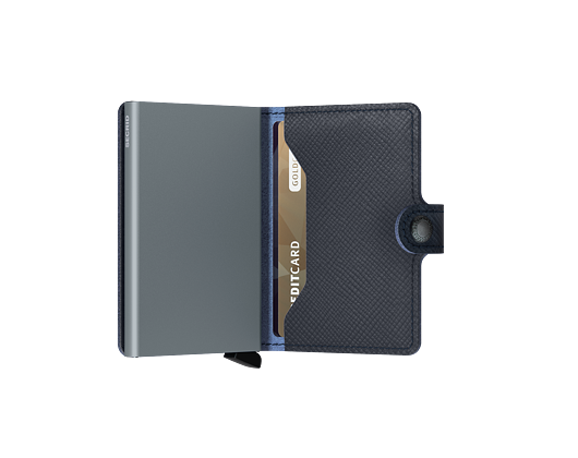 Secrid Miniwallet Saffiano Navy