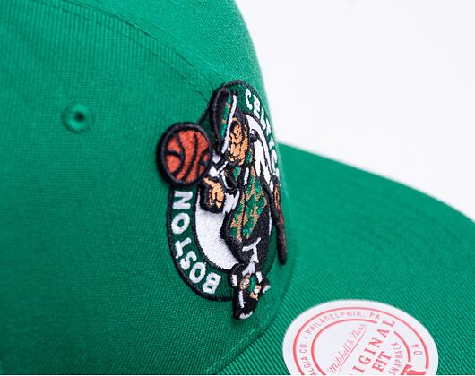 Mitchell & Ness Team Ground 2.0 Snapback Boston Celtics Green Cap