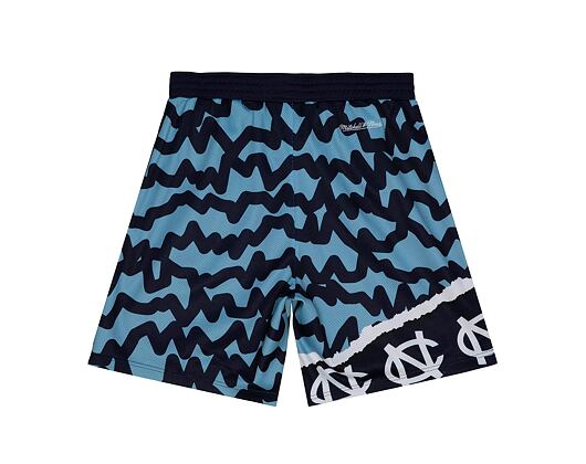 Mitchell & Ness NCAA Jumbotron 2.0 Shorts University Of North Carolina Navy / Light Blue