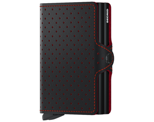 Secrid Perforated Black-Red Wallet