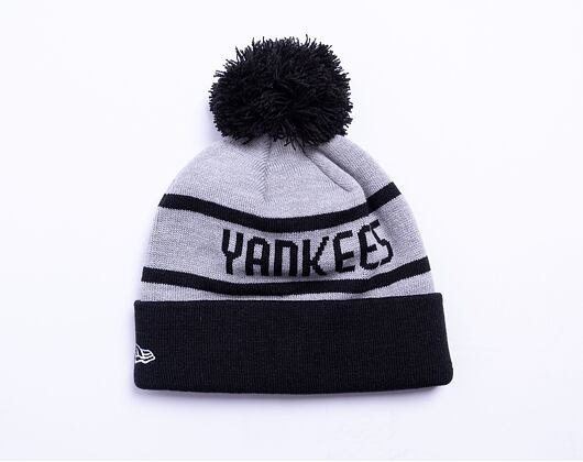 New Era MLB Jake Cuff Beanie New York Yankees Heather Grey / Team Color