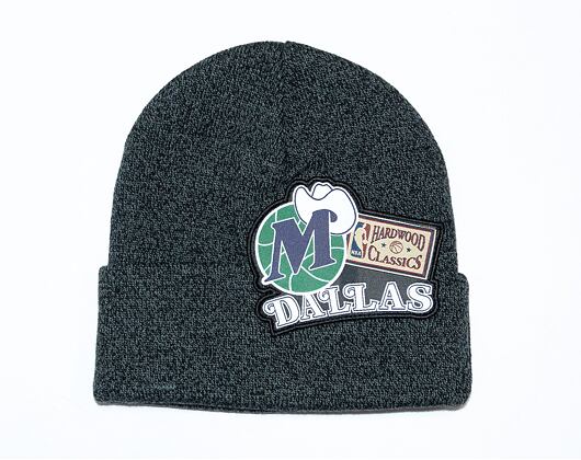 Mitchell & Ness XL LOGO PATCH KNIT HWC Dallas Mavericks Black Winter Beanie