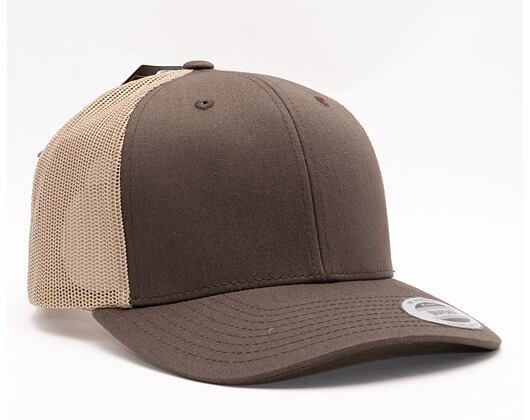 Yupoong Retro Trucker 2-Tone Brn/Khaki Cap