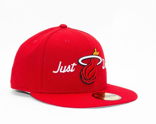 New Era 59FIFTY NBA Just Don Miami Heat Red Cap