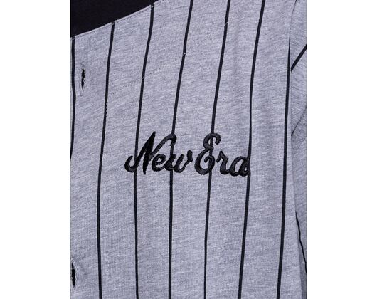 New Era Pinstripe Jersey Heather Gray / Black T-Shirt