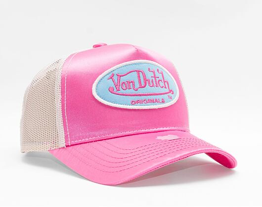 Von Dutch Trucker Cary Satin Pink/Sand Cap