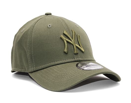 New Era 39THIRTY MLB League Essential New York Yankees Olive Cap