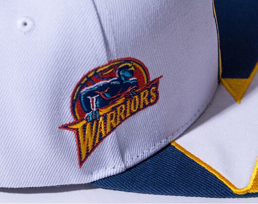 Kšiltovka Mitchell & Ness FAST TIMES SNAPBACK HWC GOLDEN STATE WARRIORS White