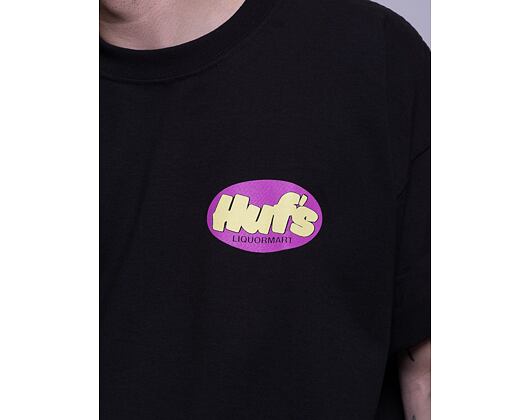 Triko HUF Liquormart T-Shirt Black