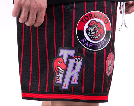 Kraťasy Mitchell & Ness NBA M&N CITY COLLECTION MESH SHORT RAPTORS Black / Red