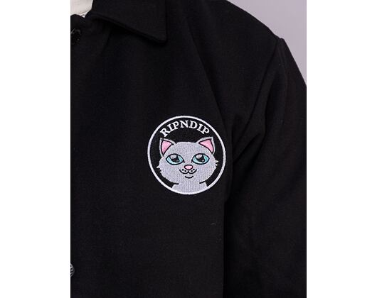 Bunda RIP N DIP Stop Being A Pussy Varsity Jacket Black