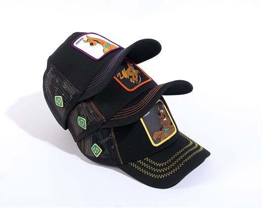 Kšiltovka Capslab Scooby-Doo - Scary Scooby v.2 Trucker Black