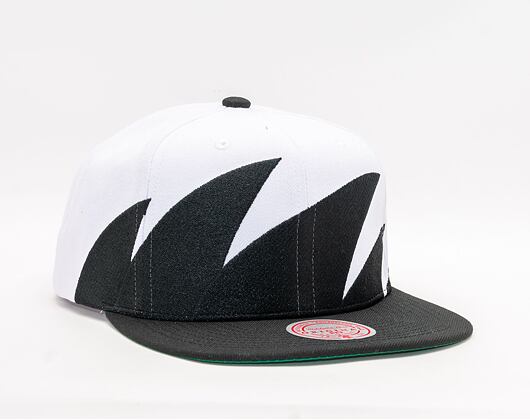 Kšiltovka Mitchell & Ness Branded Sharktooth Snapback Branded Black / White