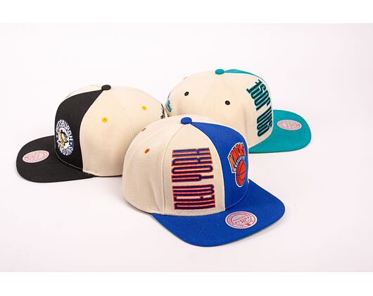 Kšiltovka Mitchell & Ness NBA Pop Panel Snapback Hwc New York Knicks Off White / Navy