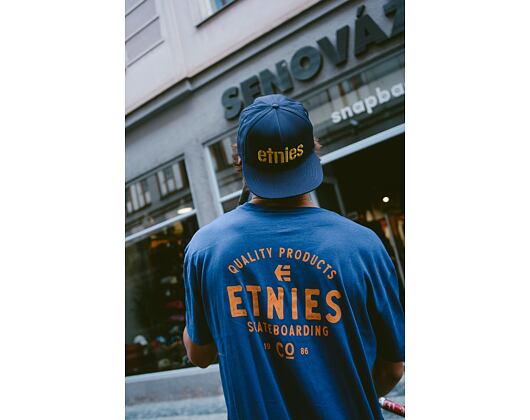 Etnies Corp Snapback Navy/Yellow Cap