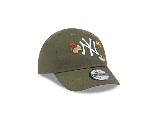 Dětská Kšiltovka New Era 9FORTY Kids MLB Outdoor New York Yankees New Olive / White