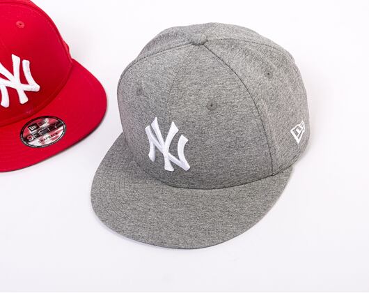 New Era 9FIFTY MLB Jersey New York Yankees Snapback Heather Graphite/Optic White Cap