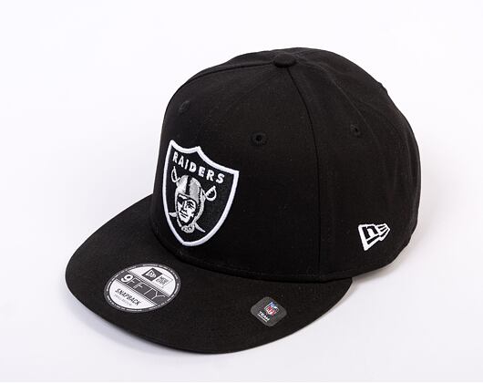 New Era 9FIFTY NFL Black & White Las Vegas Raiders Snapback Black/Team Color Cap