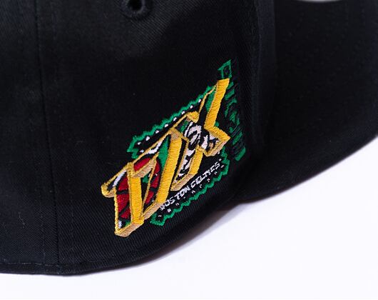 Kšiltovka New Era 9FIFTY NBA Patch Boston Celtics Black / Emerald Green