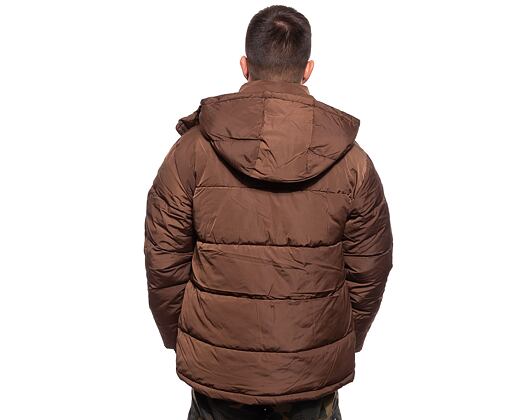 Bunda s Kapucou Karl Kani Retro Hooded Puffer Jacket brown