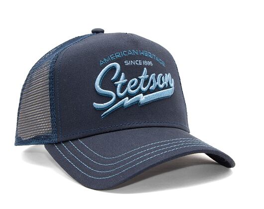 Kšiltovka Stetson Trucker Cap American Heritage Classic Navy