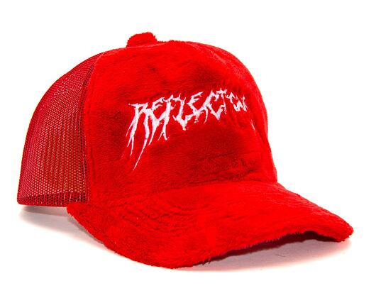 Kšiltovka Reflection Luxury Fuzzy Trucker Supreme Red