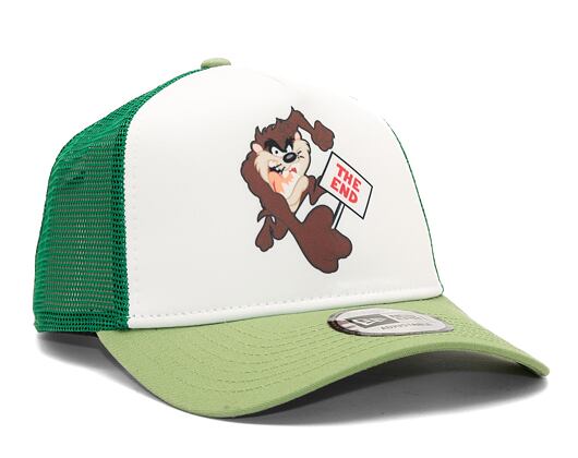 Kšiltovka New Era 9FORTY A-Frame Trucker Character Looney Tunes Taz Nephrite Green