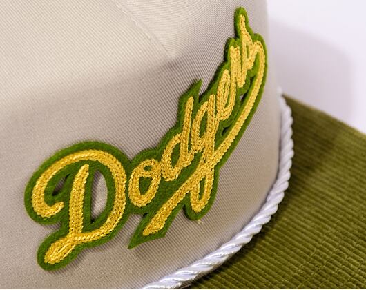 Kšiltovka New Era MLB Cord Golfer Los Angeles Dodgers Stone / Nephrite Green