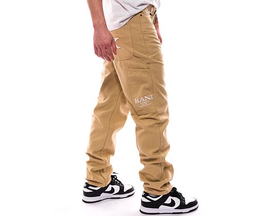 Kalhoty Karl Kani OG Washed Baggy Workwear Pants sand