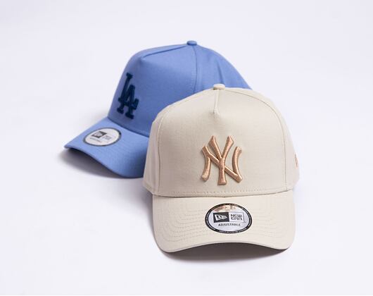 Kšiltovka New Era 9FORTY A-Frame MLB Seasonal New York Yankees Stone / Ash Brown