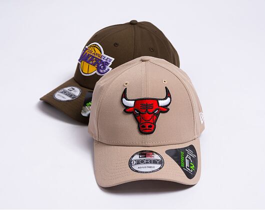 Kšiltovka New Era 9FORTY NBA Repreve Chicago Bulls Ash Brown / Red