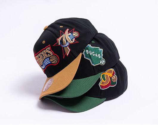 Kšiltovka Mitchell & Ness Overbite Pro Snapback Hwc Philadelphia 76Ers Black