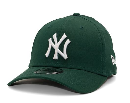 Kšiltovka New Era 39THIRTY MLB League Essential New York Yankees - Dark Green / White