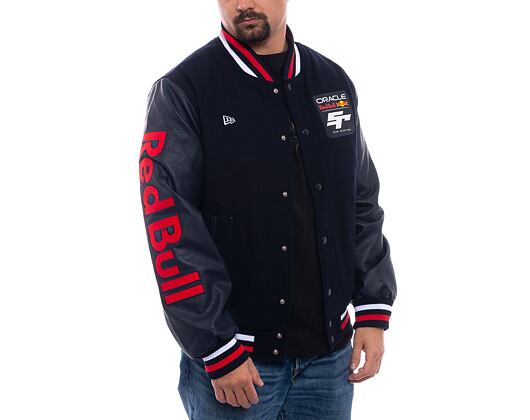 Bunda New Era Varsity Jacket Red Bull F1 - Night Sky Blue