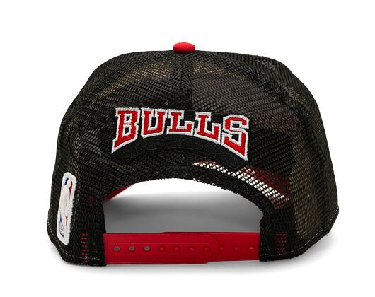 Kšiltovka New Era 9FORTY A-Frame Trucker NBA Chicago Bulls - Red / Black