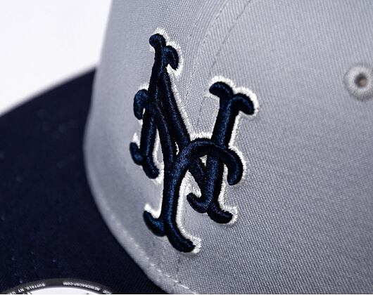 Kšiltovka New Era 9FIFTY MLB Patch New York Mets Retro - Graphite / Navy