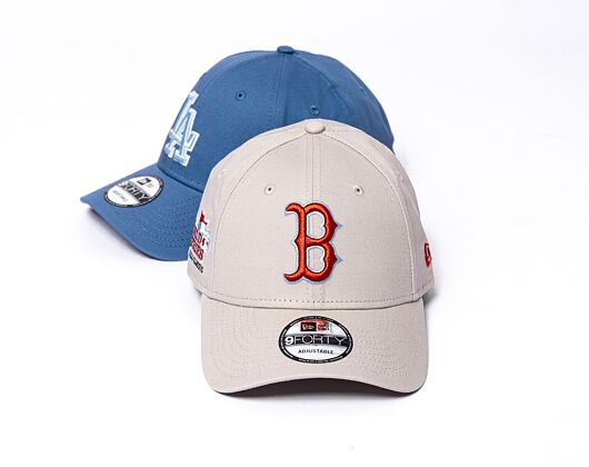 Kšiltovka New Era 9FORTY MLB Patch Boston Red Sox Retro - Stone