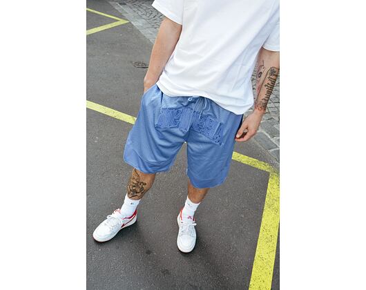 Kraťasy New Era Arch Logo Mesh Shorts - Copen Blue