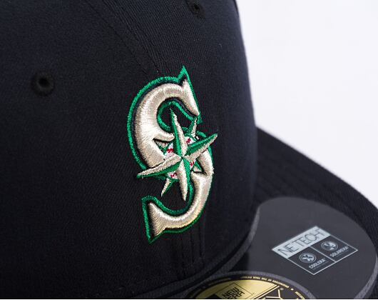 Kšiltovka New Era 59FIFTY MLB UK Authentic Performance Seattle Mariners - Navy