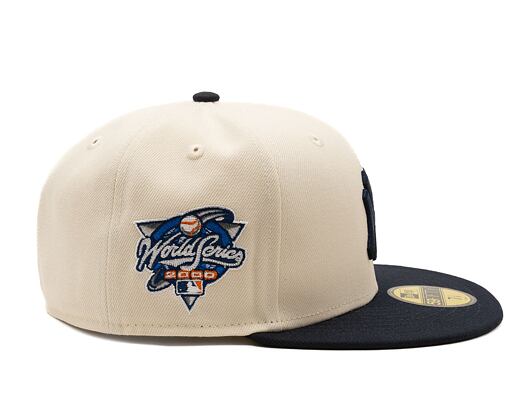 Kšiltovka New Era 59FIFTY MLB New York Yankees Retro - Cream White / Navy